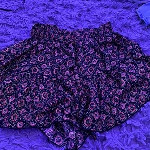 Shein Flowy Pattern Shorts